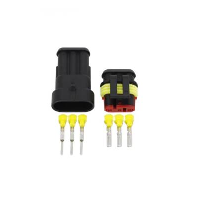 3 Pin Su Geçirmez Konnektör Takımı - 1