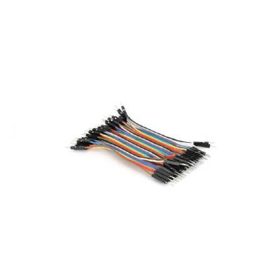 40lı Ayrılabilen Erkek-Erkek Jumper Kablo - 10cm- Arduino Uyumlu - 1