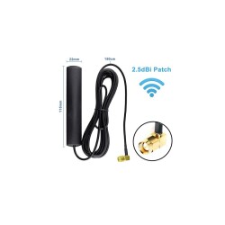 433MHz/868MHz LoRa, IoT 2.5dBi SMA RF Patch Anten - EGNE-UDTK