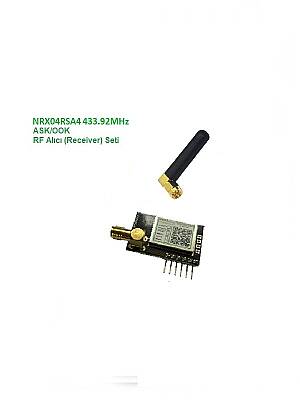 433.92MHz ASK/OOK RF Alıcı Seti (NRX04RSA4-SET) - 1