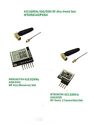 433.92MHz ASK/OOK Rf Alıcı Verici Seti (NTXRX04CFCN4) - EGNE