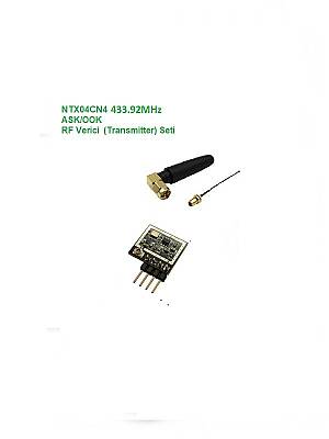 433.92MHz ASK/OOK RF Verici Seti (NTX04CN4-SET) - 1
