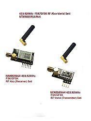 433.92MHz FSK/GFSK RF Alıcı Verici Seti (NTXRX05RSARN4) - EGNE
