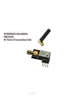 433.92MHz FSK/GFSK RF Verici Seti (NTX05RSA4-SET) - 1