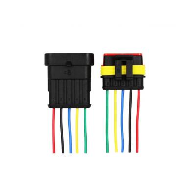 5 Pin Kablolu Su Geçirmez Konnektör Takım - 1