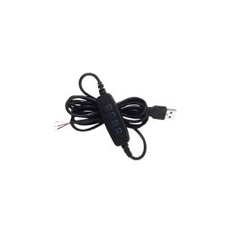 5V USB Dimmer'li Erkek Kablo Siyah - 1,5 Metre - EGNE-UDTK