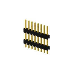 8 Pin (1x8) 2.54mm 2 Katlı Erkek Pin Header - EGNE-UDTK