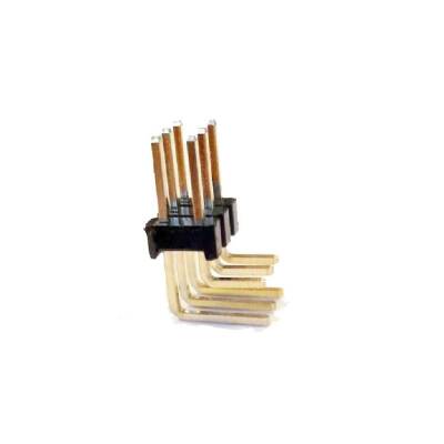 8.50mm 2x3 Erkek Pin Header - 2.54mm - 90 Derece - 1