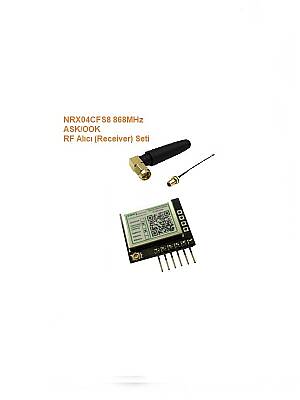 868MHz ASK/OOK RF Alıcı Seti (NRX04CFS8-SET) - 1