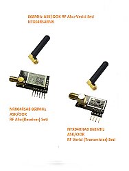 868MHz ASK/OOK RF Alıcı Verici Seti (NTXRX04RSARN8) - EGNE