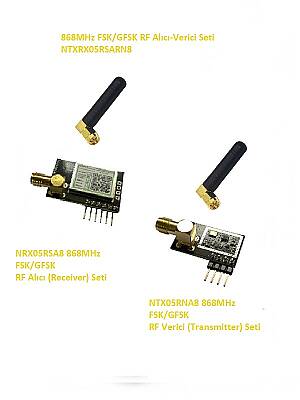 868MHz FSK/GFSK RF Alıcı Verici Seti (NTXRX05RSARN8) - 1