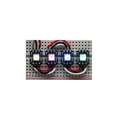 Bredboard Uyumlu 4'lü NeoPixel RGB Modül - 1