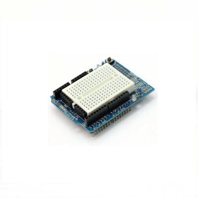 Mini Breadboardlu Arduino UNO R3 Proto Shield Kiti - 1