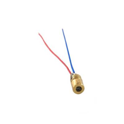 Nokta Kafalı Kırmızı Lazer Bakır 6mm 650nm 5mW - 1