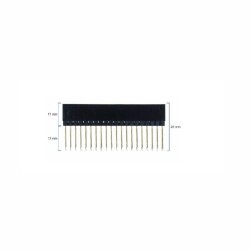 Raspberry 2x20 Ekstra Uzun Header - Raspberry Pi
