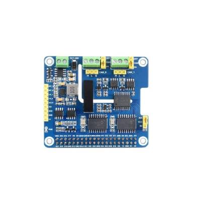 Raspberry Pi 2 Kanallı İzole CAN Bus Genişletme HAT - 1