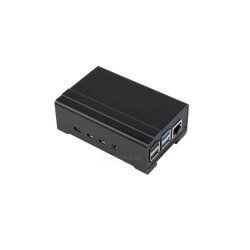 Raspberry Pi 4 için DIN Rayı Fanlı Alüminyum Kasa - Raspberry Pi