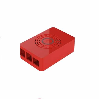 Raspberry Pi 4 Kırmızı Kutu - Güç Düğmeli - 1