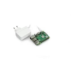 Raspberry Pi Lisanslı Güç Adaptörü - Beyaz (Micro USB) - Raspberry Pi
