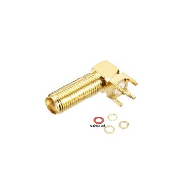 SMA-KWE Dişi 90° PCB Konnektör , 26mm - 1